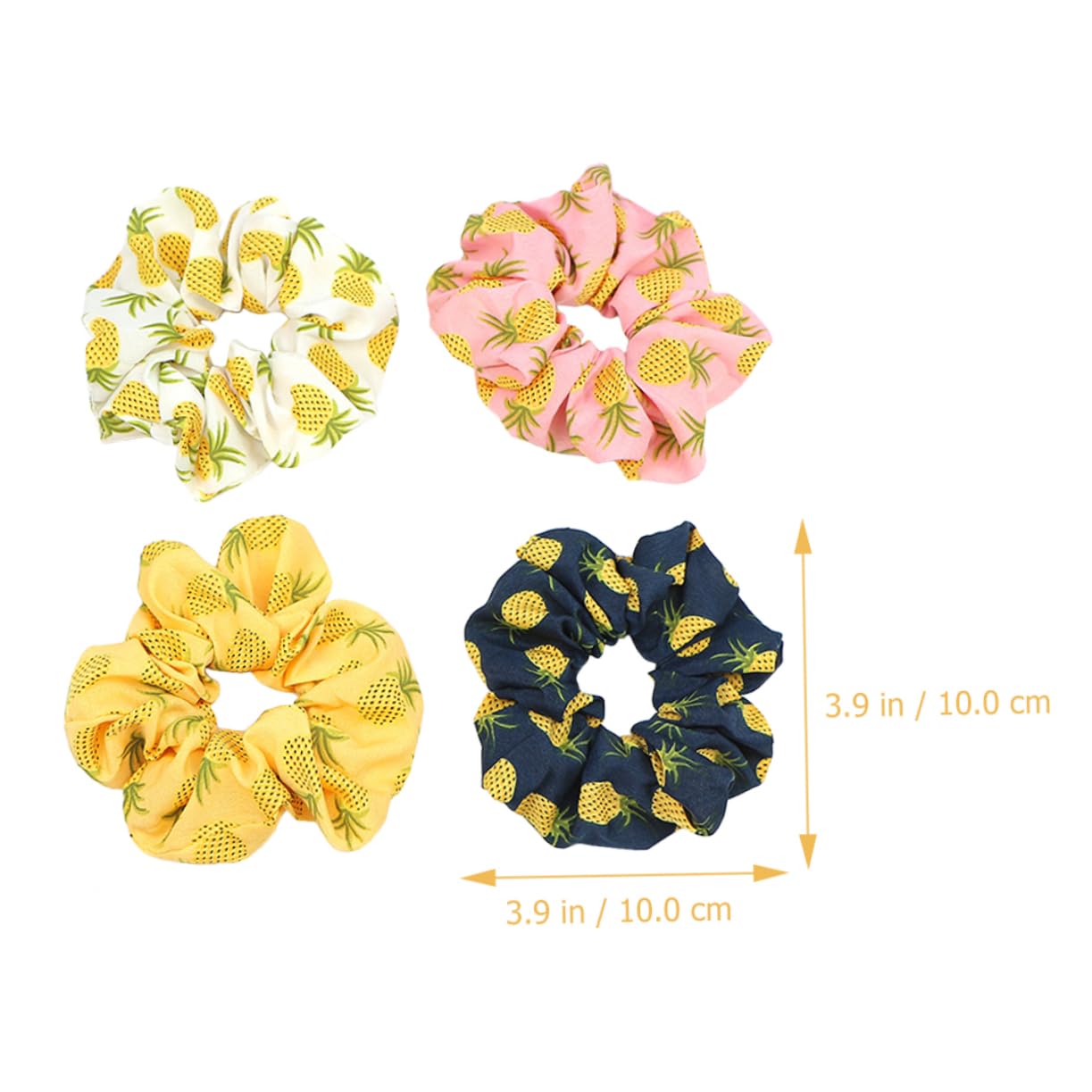 Abaodam 20piezas Coleteros De Pelo Elásticos De Piña Accesorios Para Coletas y Peinados De y Mujeres