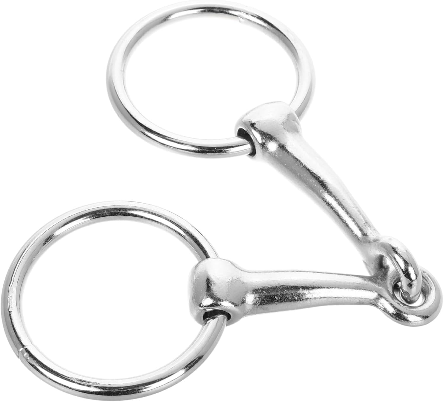 Hemoton Stainless Steel Horse Equipment High Bit Saddle Bridle Accessory Tie Ring