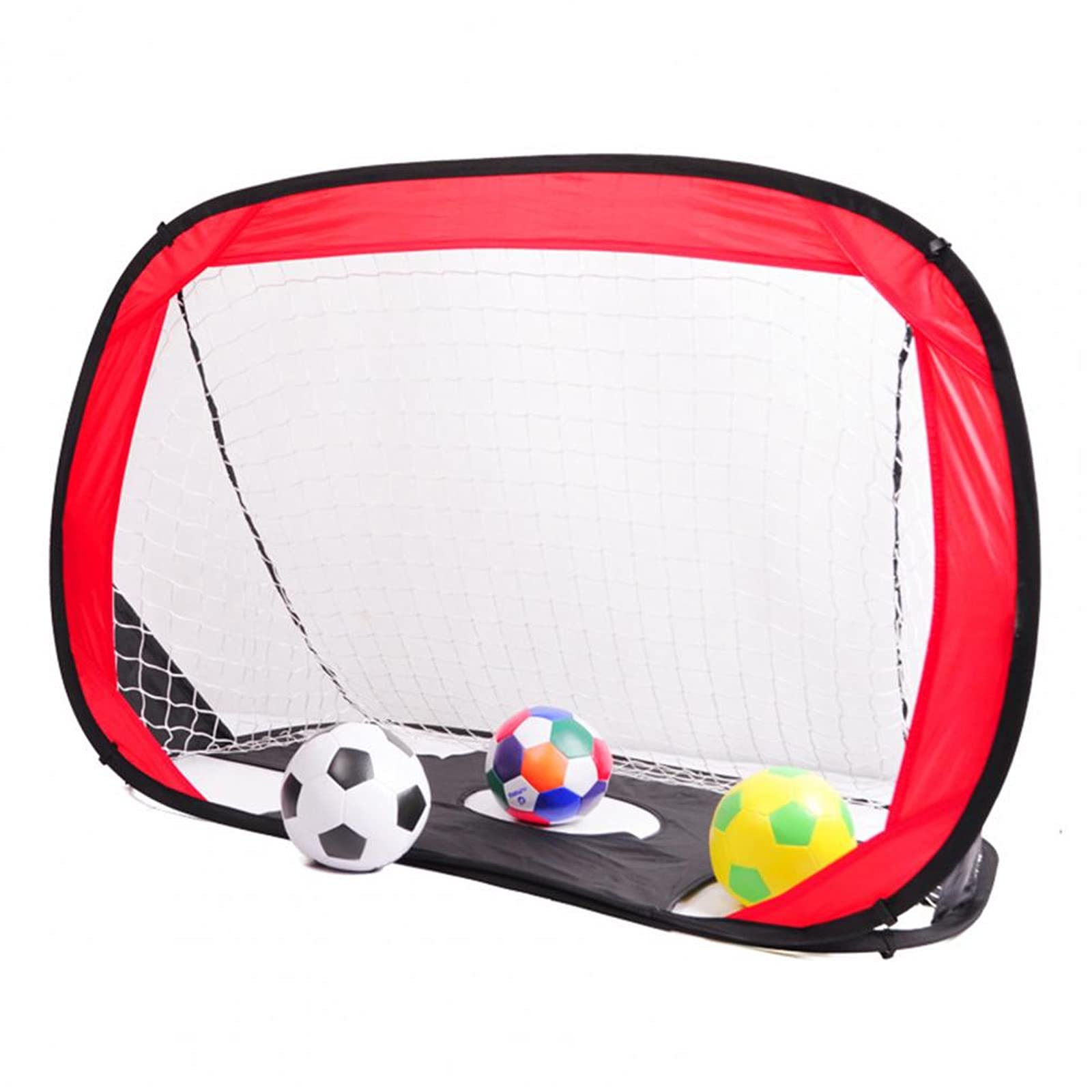 Porta Da Calcio Mondo Toys Per Bambini - Set Mini Con Rete E Pallone Incluso - Bianco/Nero - Foto 8