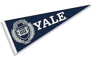 College Flags & Banners Co. Yale Pennant Full Size Felt