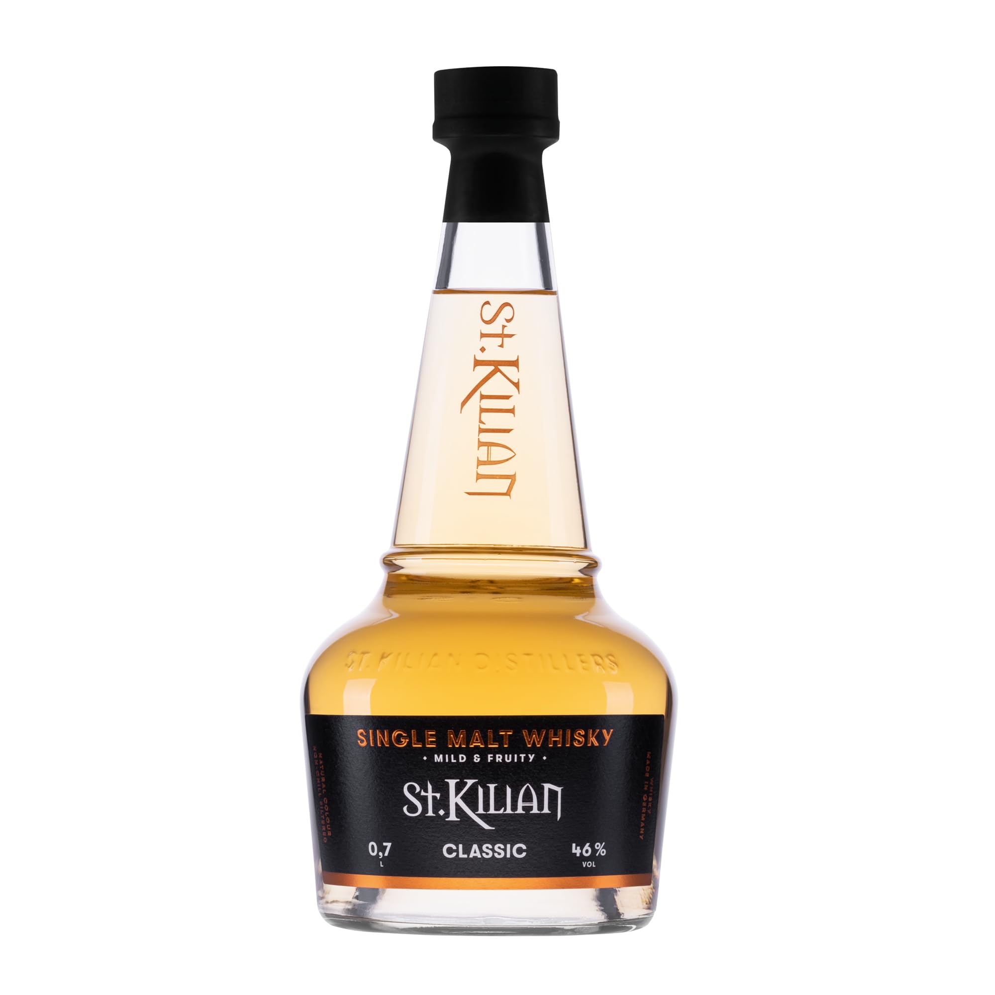 St. Kilian Single Malt Whiskey - [WSA Award Gewinner 2025] mild & fruchtig 46% Vol, 0,7l - Deutscher Premium Whisky aus ausgewählten Fässern - Fruchtiger Whiskey weich & ausgewogen - Whisky Geschenk