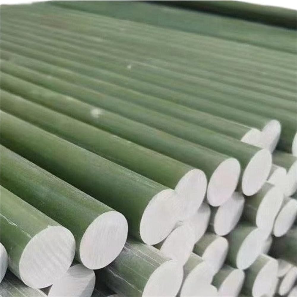 Tige en fibre de verre G10, bâton rond en époxy résistant, bâton en fibre de verre FR-4 for colonnes carrées en bakélite, 1 pièce(250X8MM)