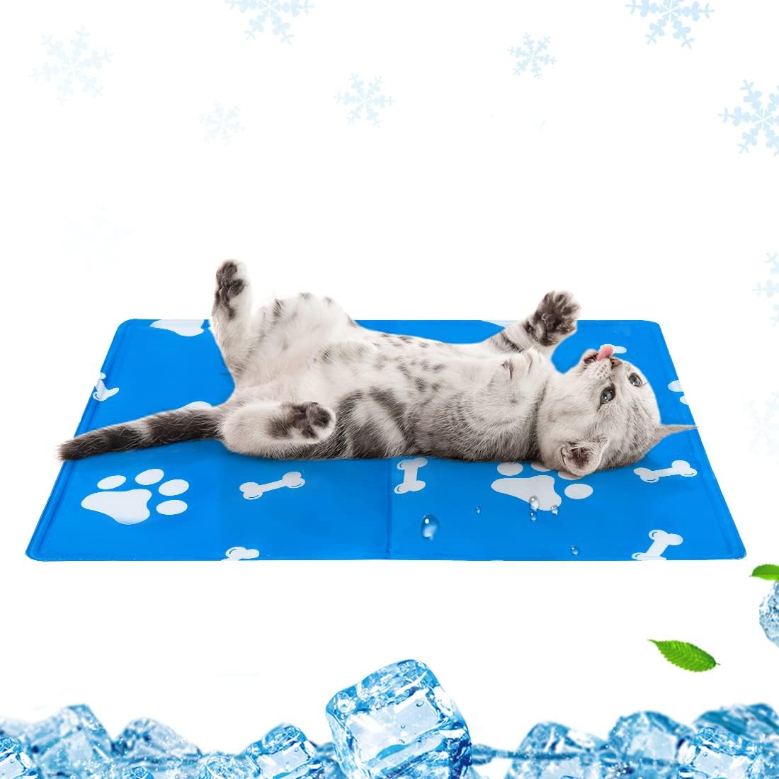 Amazon ペット ひんやりマット ペット 冷却マット 冷却パッド ペット用ベッド 夏用 クール ジェルパッドマット 犬・猫用 接触冷感