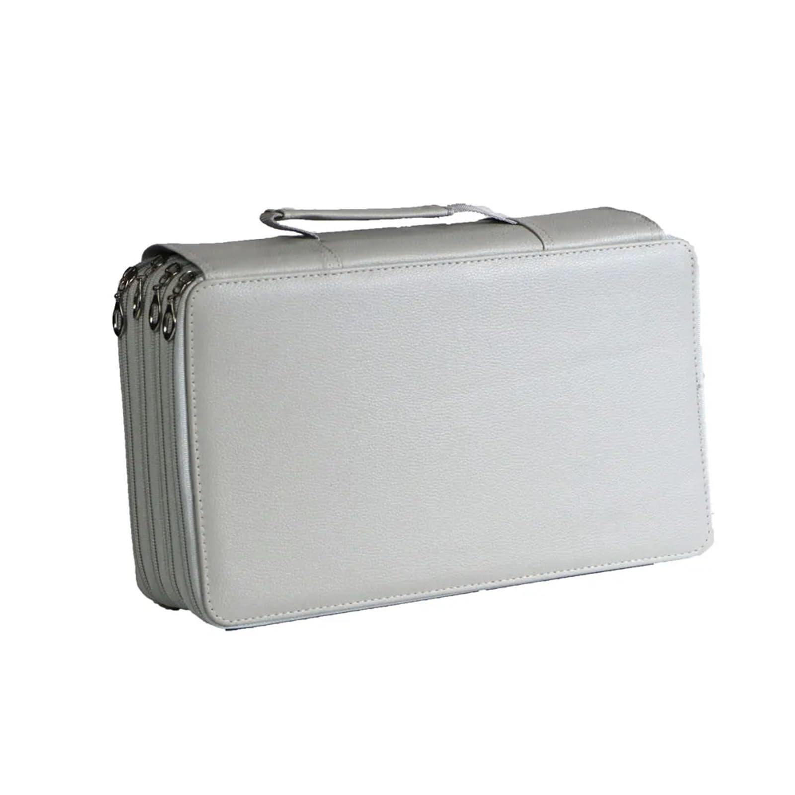 Astuccio per Matite da Disegno Custodia for Penna in Pelle PU Portatile da 300 Fori, Grande capacità, Multifunzionale, Portatile, for cancelleria, Custodia for Penna(Grey)