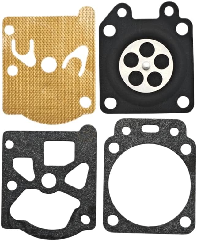 5 Pack Carburetor Repair Diaphragm Rebuild Kit Replacement For K20-WAT Compatible With DCS341 DCS401