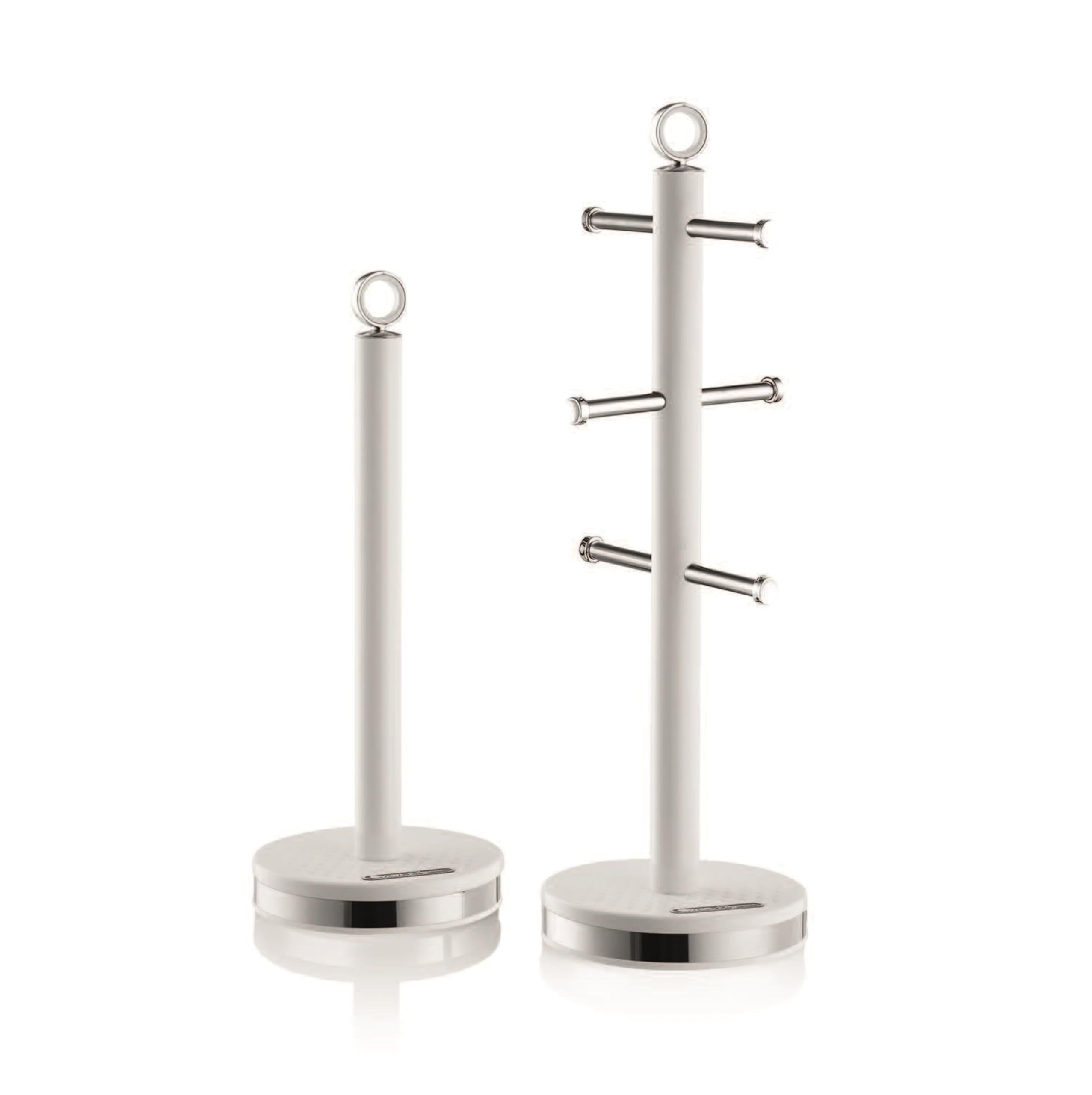 Swan Unisex White Towel Pole And Mug Tree Set In A