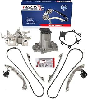 MOCA Timing Chain Oil Pump Water Pump Kit Compatible with 04-06 for Infiniti QX56 5.6L, 05-09 for Nissan Armada 5.6L, 04-09 for Nissan Pathfinder 5.6L ENG CODE "VK56DE"