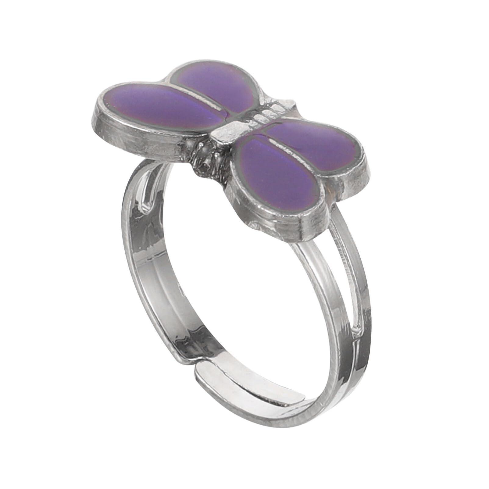 Mood Ring Kids Adjustable Ring Color Changing Mood Cartoon Dragonfly Cute Feeling s