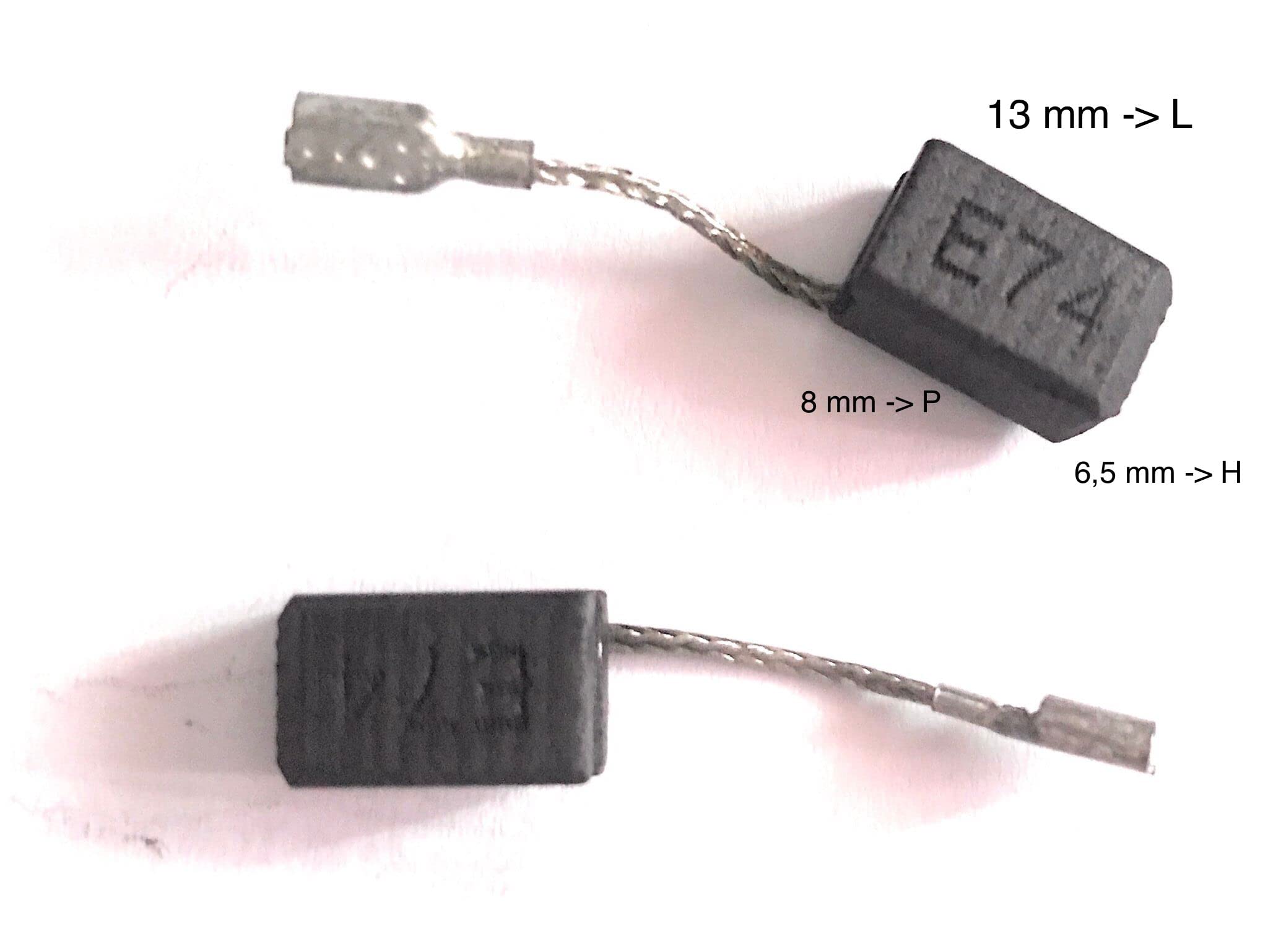 Spazzole Gws 660 2 Spazzole Di Carbone Per Bosch GWS - 5x8x16mm Grafite Per Utensili Elettrici Manutenzione Utensili - Foto 12