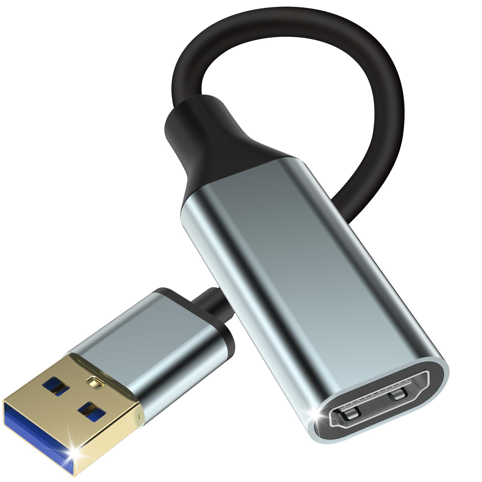 USB to HDMI Adapter,USB 3.0/2.0 to HDMI Cable Converter 1080P for Monitor Connector Output for Computer Laptop Desktop with Multiple Windows 11/10/8.1/8/7,Mac MacBook pro,PC TV(Need to Install Driver)-image-30