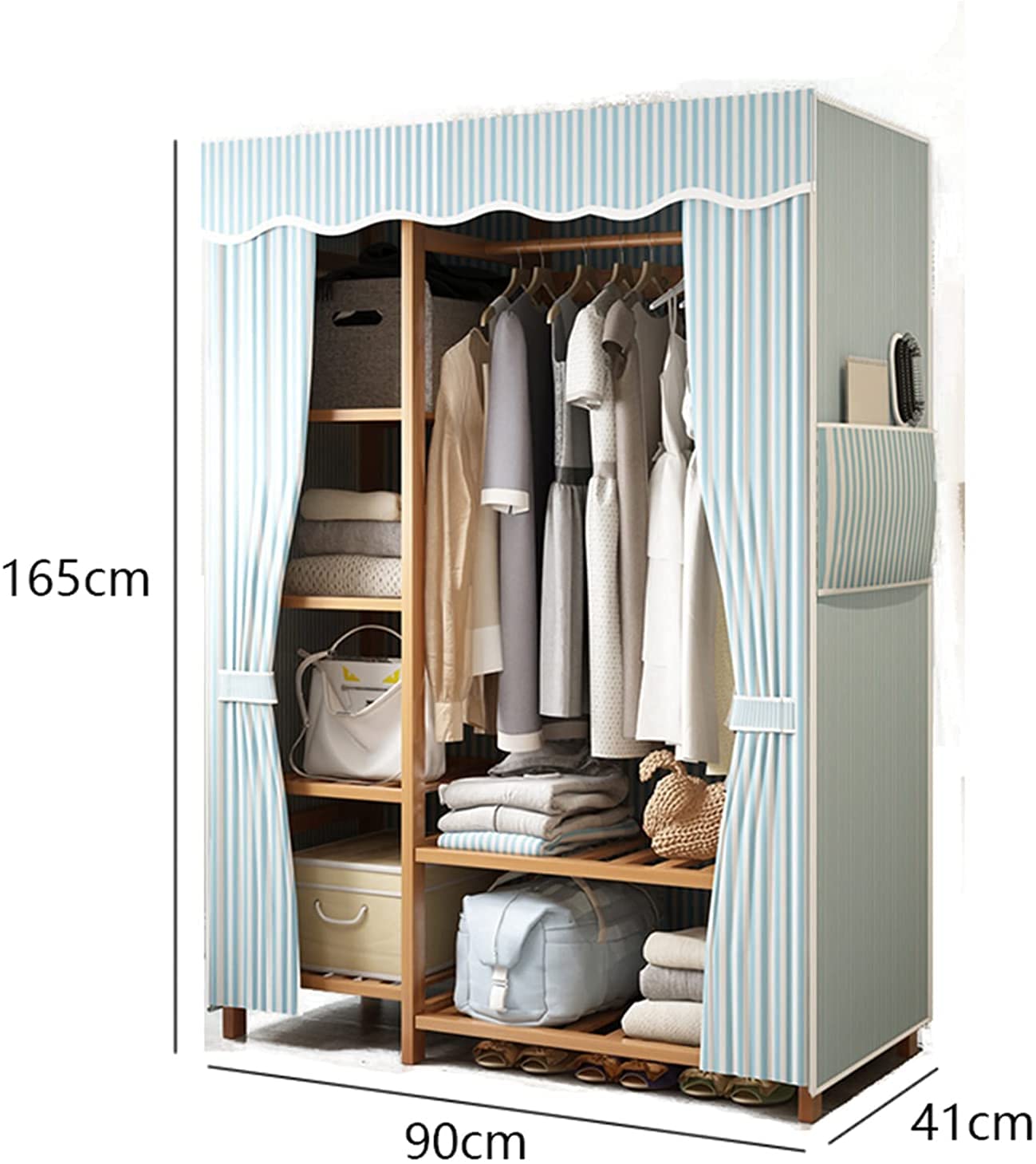 美品❗️直接引取り大歓迎　ワードローブ　上下分割式 ニトリ ワードローブ ブラウン 上下分割タイプ【トレファク上福岡】