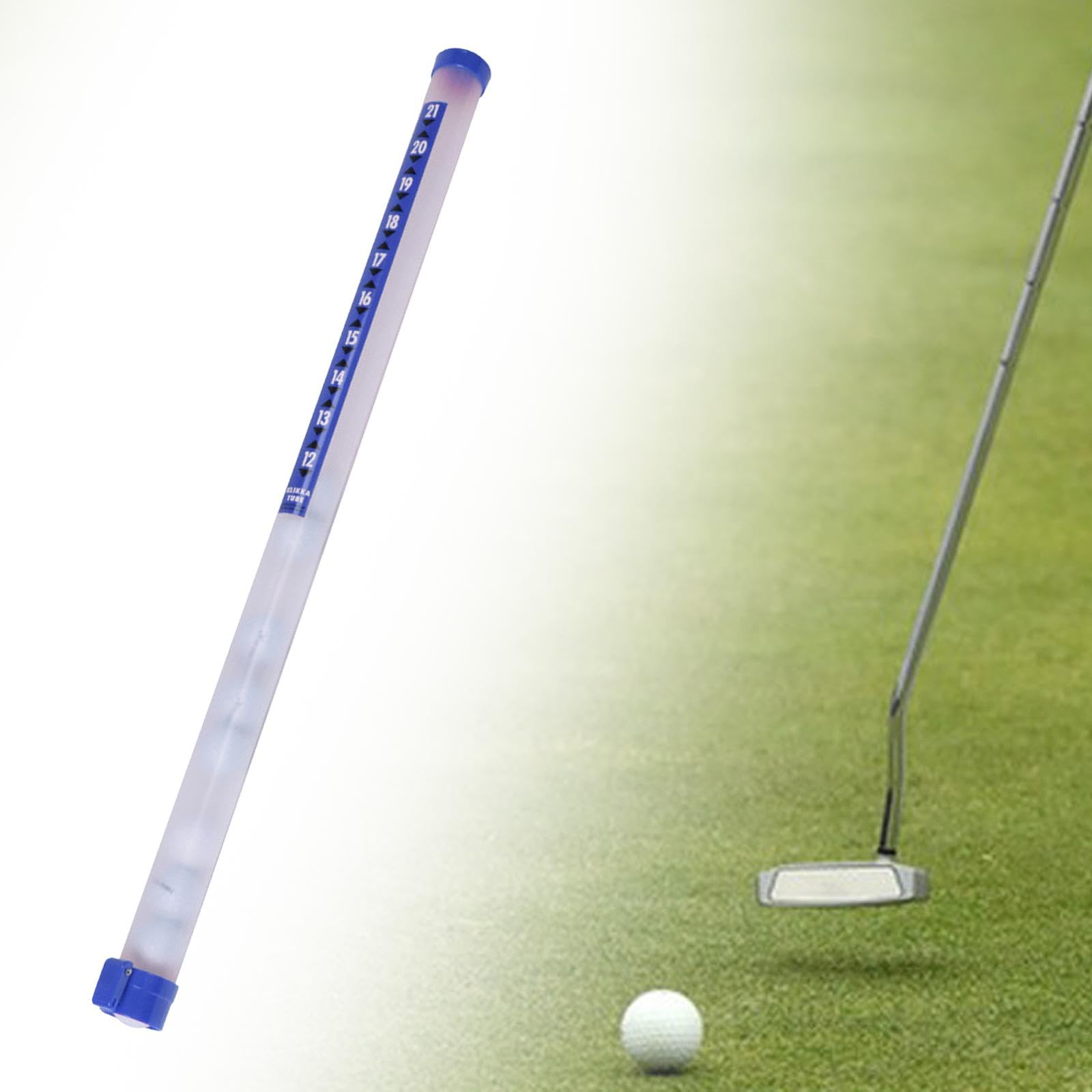 Gralara Golf Ball Retriever Dispositivo Recogedor Recoge Bolas Tubo Portátil Accesorio Práctico para Recoger Pelotas de Golf Material PP Adecuado para Adultos