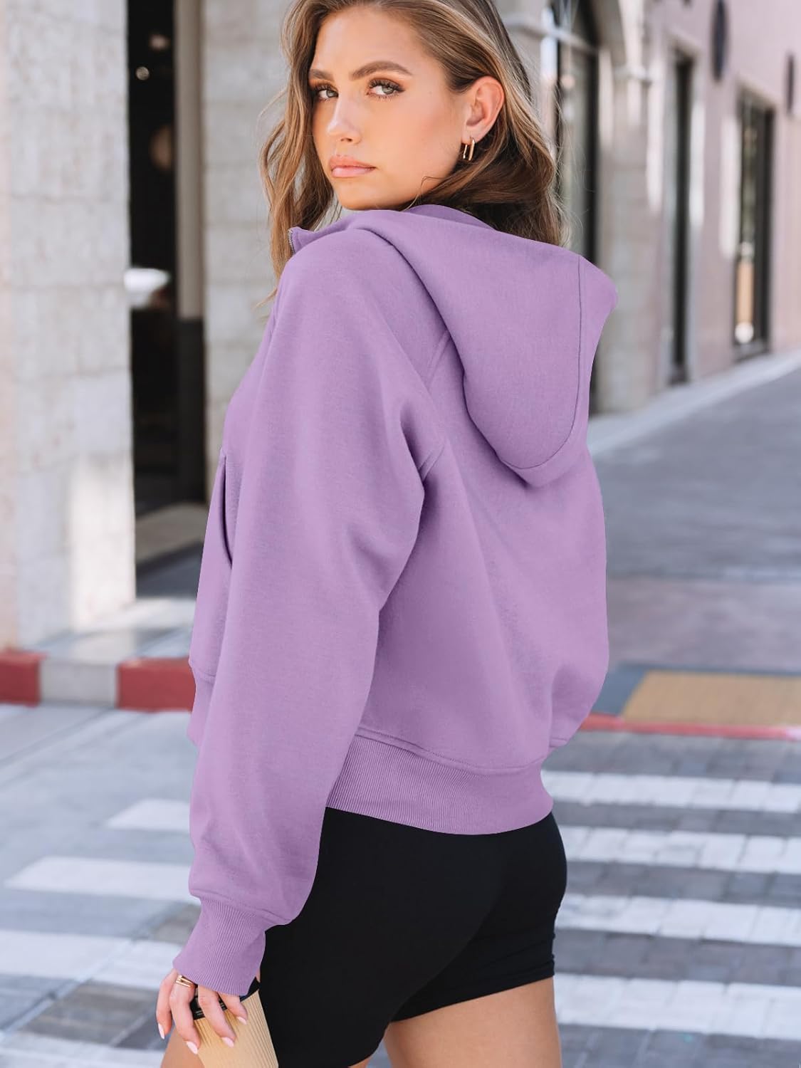 AUTOMET Womens Hoodies Fleece Fall Fashion Outfits Workout Sweatshirts Y2k Winter Zip Up Jackets Oversized Tops Clothes 2026 - Image 4