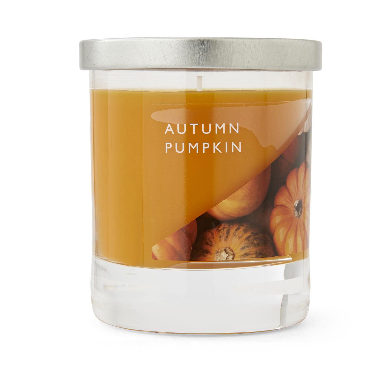 Wax Lyrical Autumn Pumpkin Small Candle, Up to 35hrs, Orange
