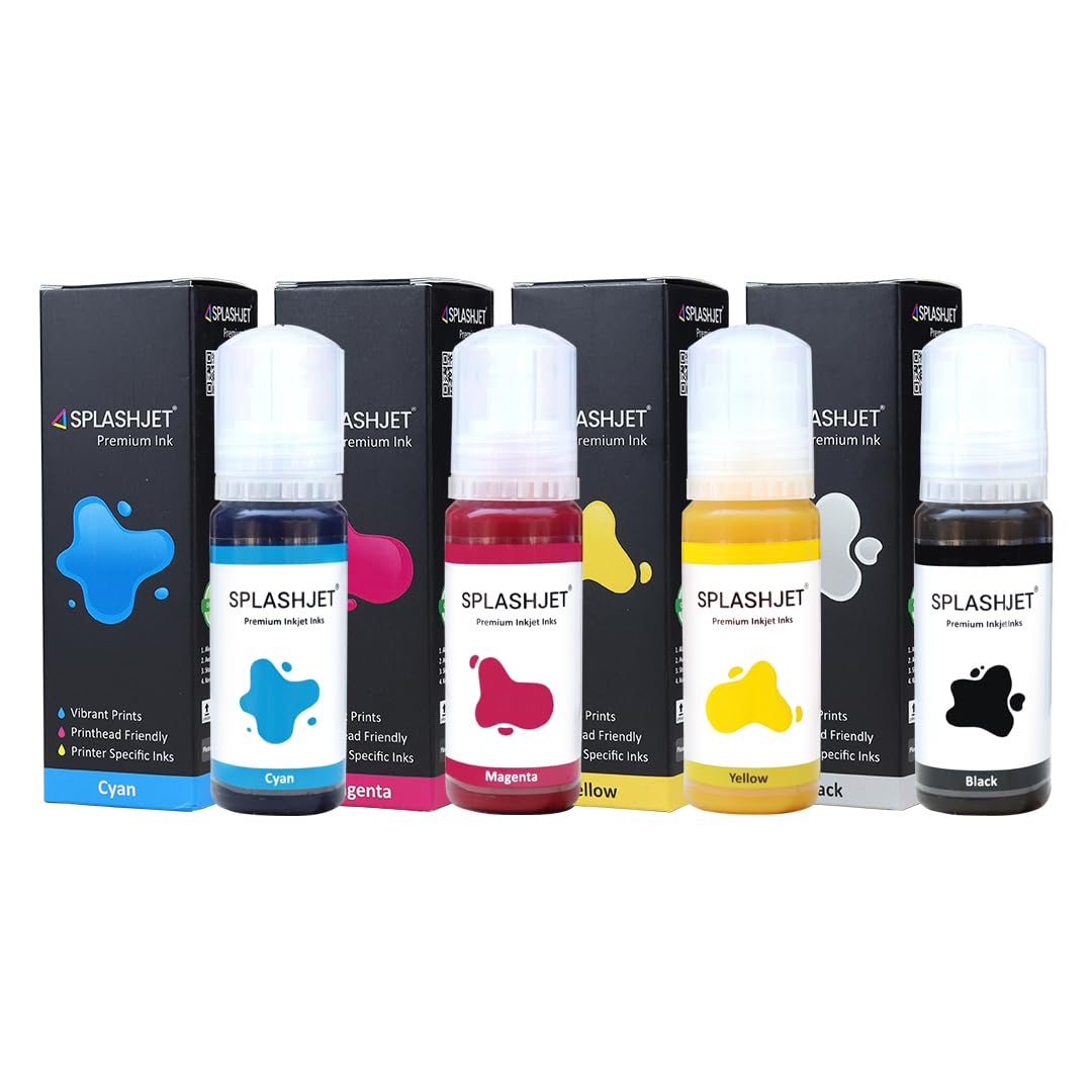 Splashjet Sublimation Ink for Epson - Heat Transfer Printing on Mugs, Mobile Cases, Polyester T-Shirts etc for use with Epson 4 Color Printers - L3110, L3101, L3115, L3150, L1110, L3152 – 501864-picture-18