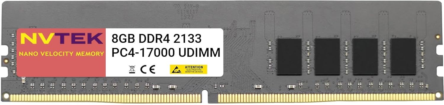 8GB (1X8GB) DDR4 2133MHZ PC4-17000 UDIMM 1Rx8 1.2V 288-PIN Non-ECC Unbuffered Desktop PC Computer Memory