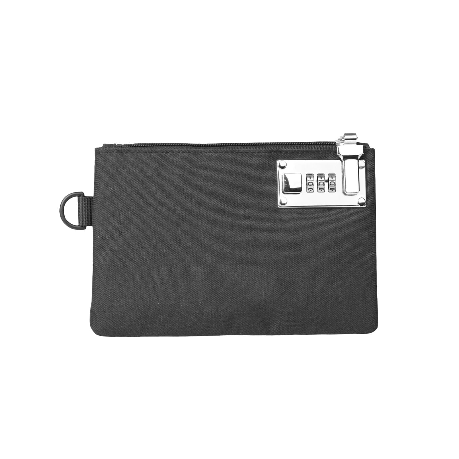 COZERI Lockable Money Wallet Bag - Anti-theft Security Travel Business Trip Hidden Bag Men Women, Portable 3-Digit Lockable Metal Combination Lock Money Pouth for Cash/Passports/Jewelry/Card/Document