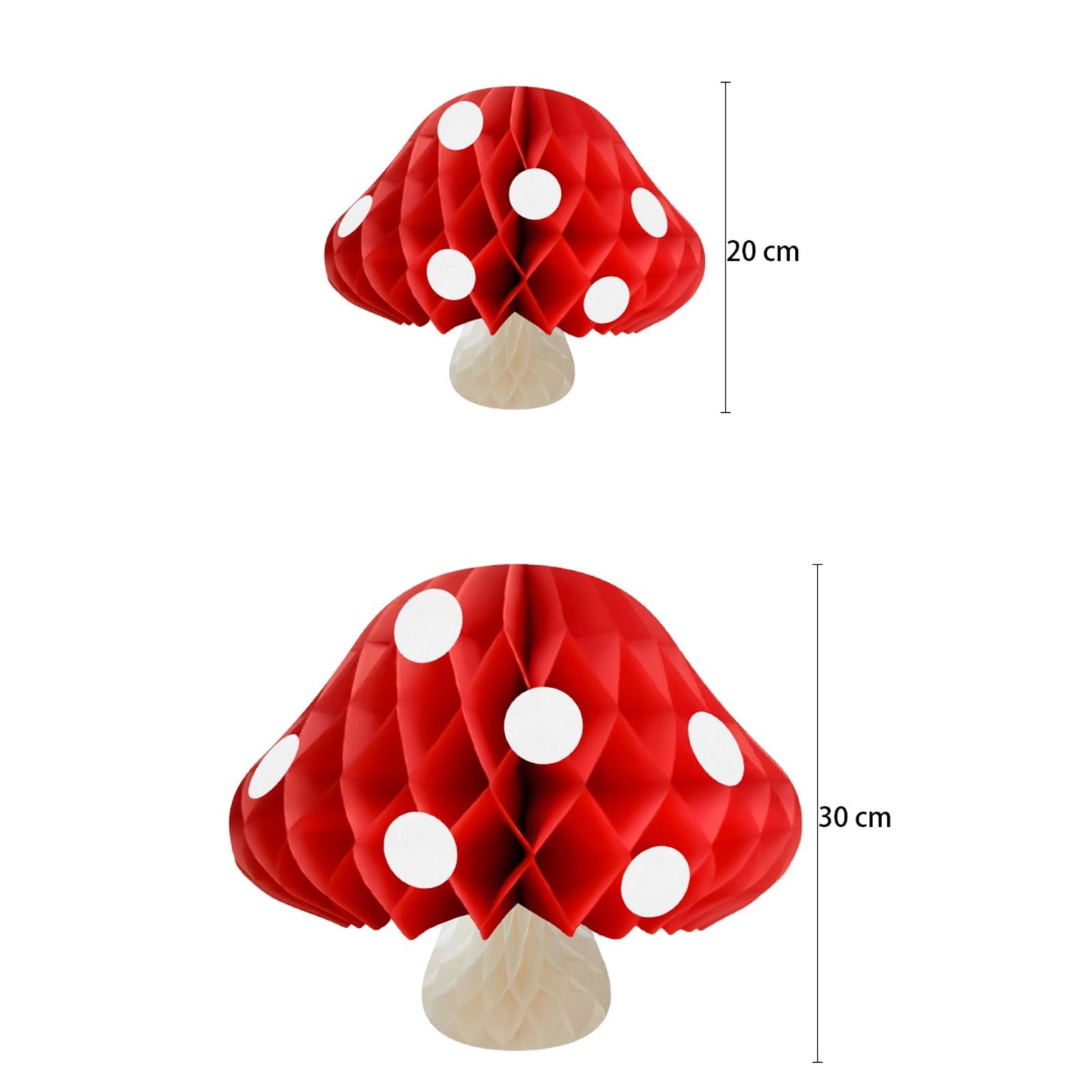 Linternas Papel 6 Farolillos De Papel Decorativos con Forma Panal Abeja For Decoración Jardín Decoración(30cm)