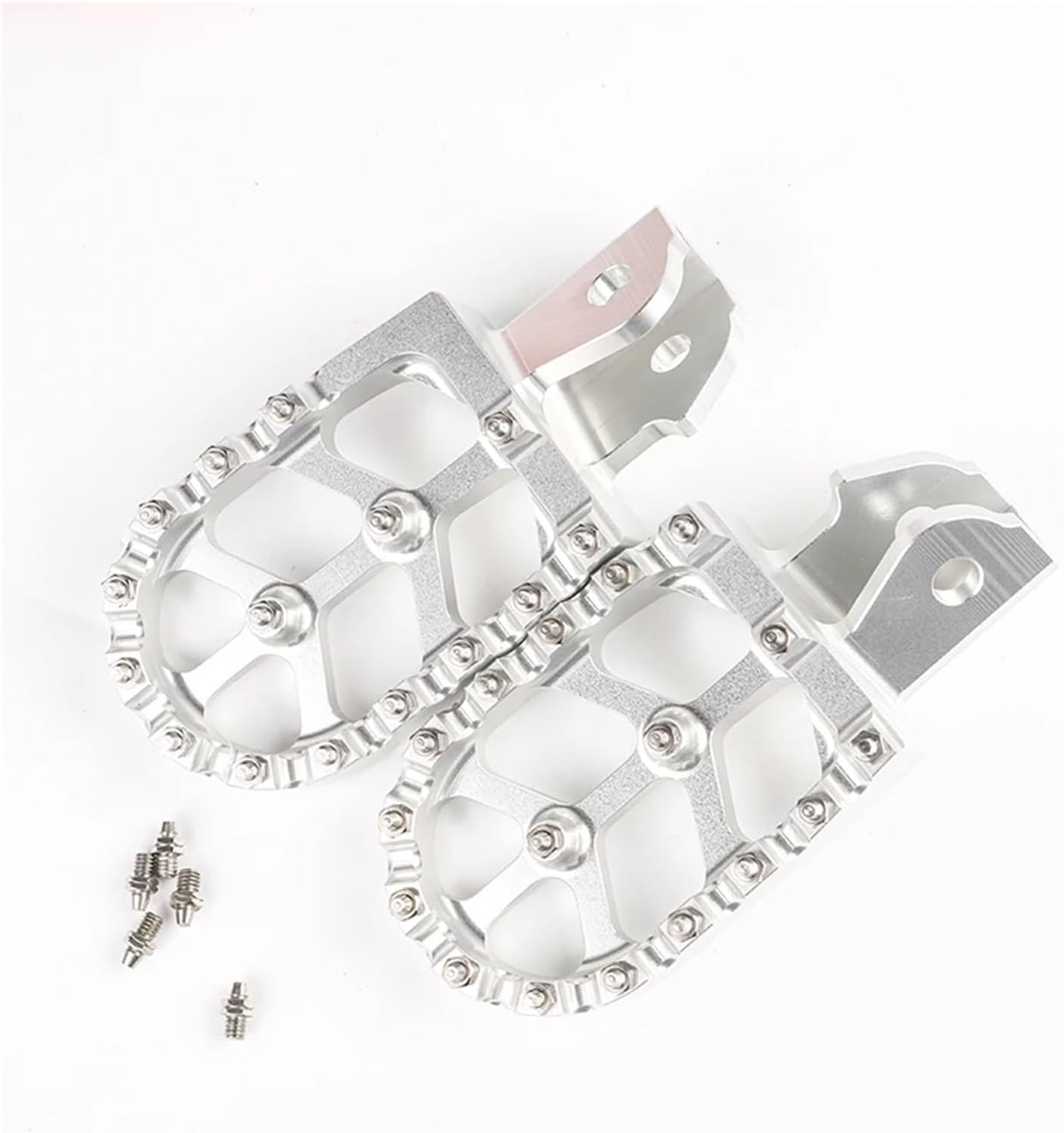 Motorcycle pedal Motorcycle Aluminum Floor Boards Rests Pedals Pad Sur Ron Surron Light Bee X S Lightbee Electric Off-Road Bike Accessories(Black)