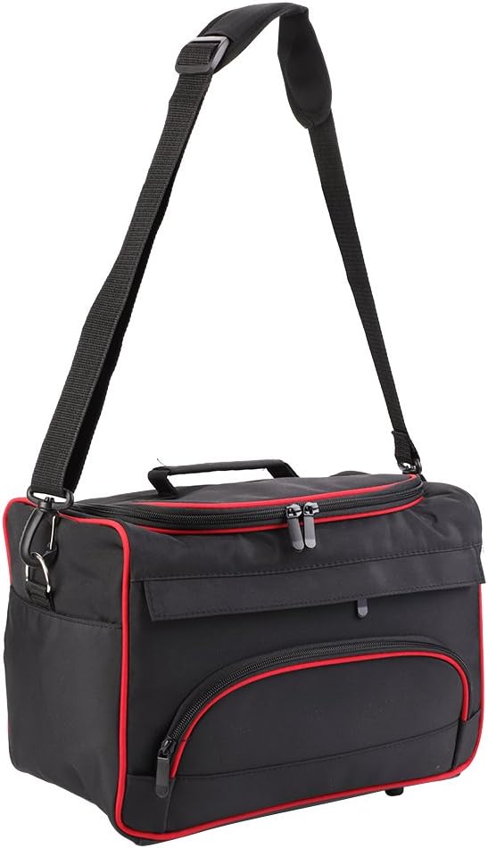 Bolso Bandolera para Herramientas de Peluquería, Maletín Portátil de Gran Capacidad, Bolsa de Estuche de Belleza Bolsa de Almacenamiento de Herramientas, para Secador de Pelo, Tijeras y Peine