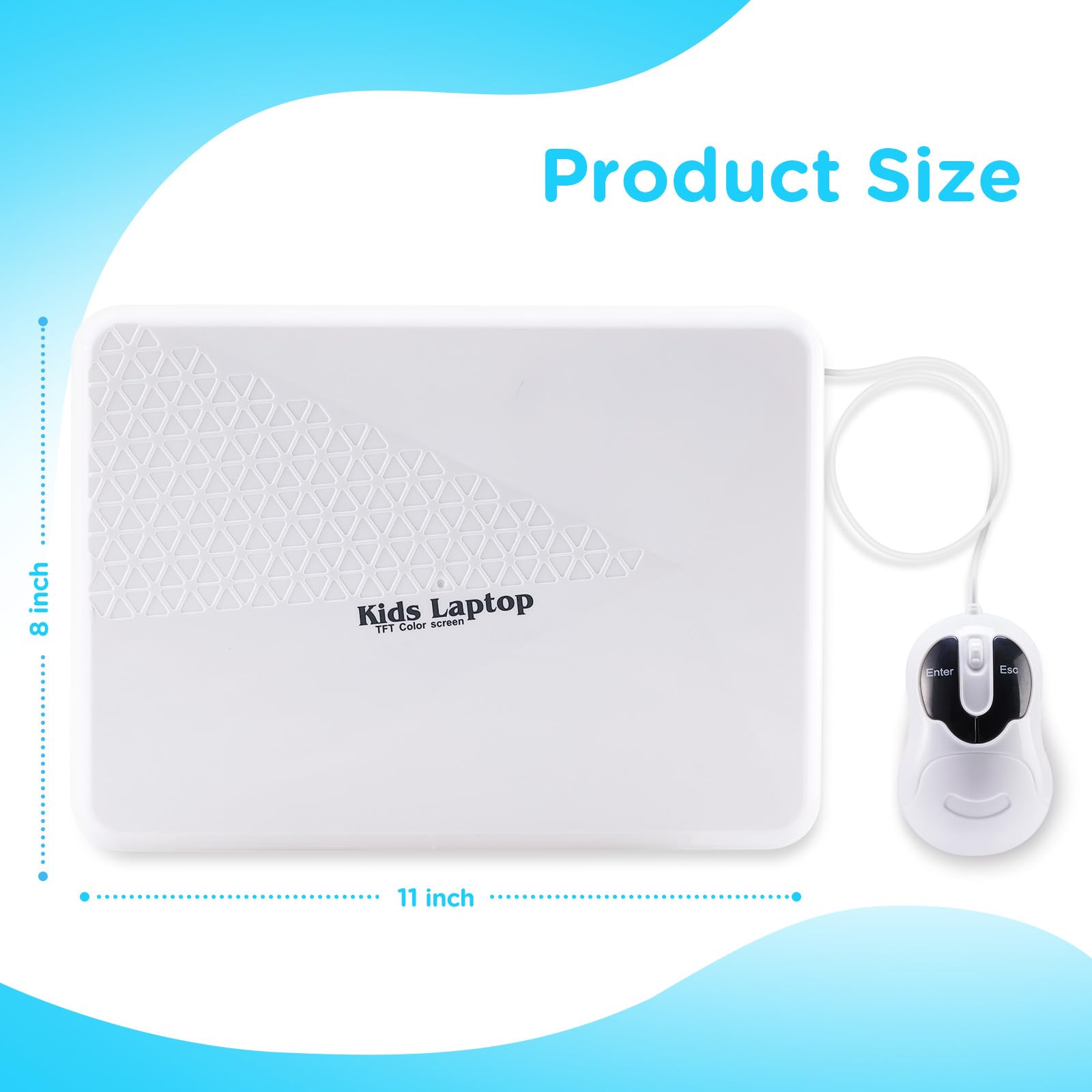 Kids Laptop, Color Screen Educational Laptop with 48 Learning Modes, Laptop for Kids Ages 5+