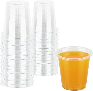 Blue Sky 2oz Clear PET Shot Cups, 20 Pack - Durable BPA-Free Plastic for Parties, Jello Shots & Events