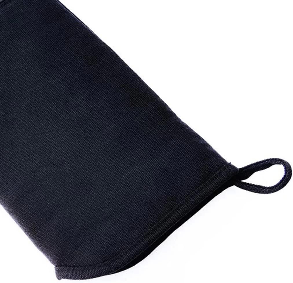 Oven Gloves, Heat Resistant Heat Resistant Cotton Silicone Protective Grill Gloves, Baking Cooking Glove Accessories (Color: Orange, 1 Piece)