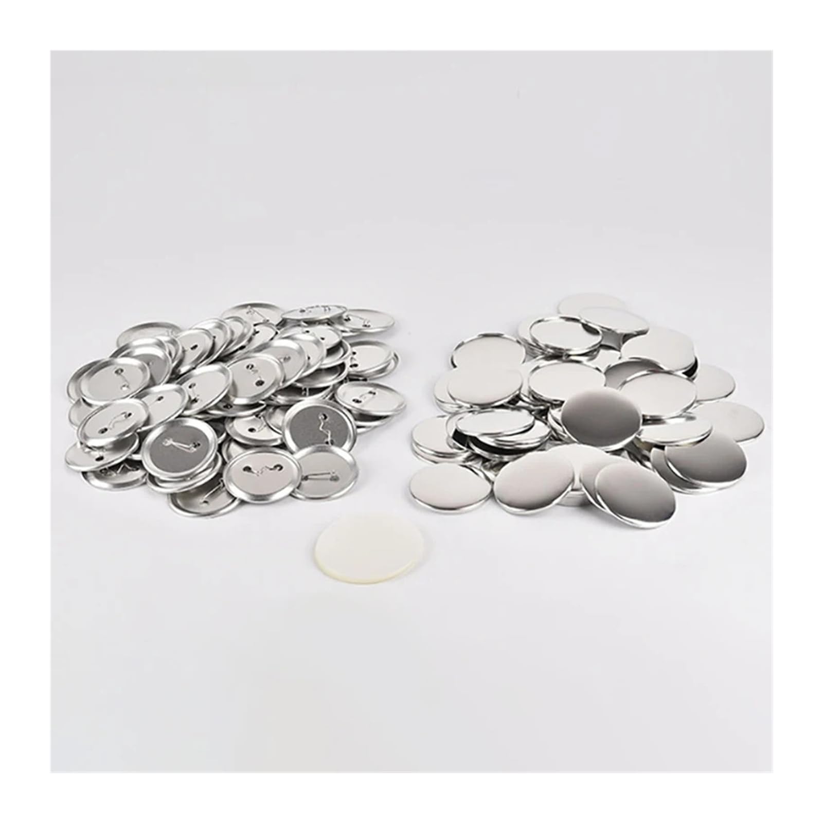 Zestaw 100 części do przypinek metalowych 25-37 mm, puste rękodzieła artystycznego, podstawa żelazna Różnego przeznaczenia