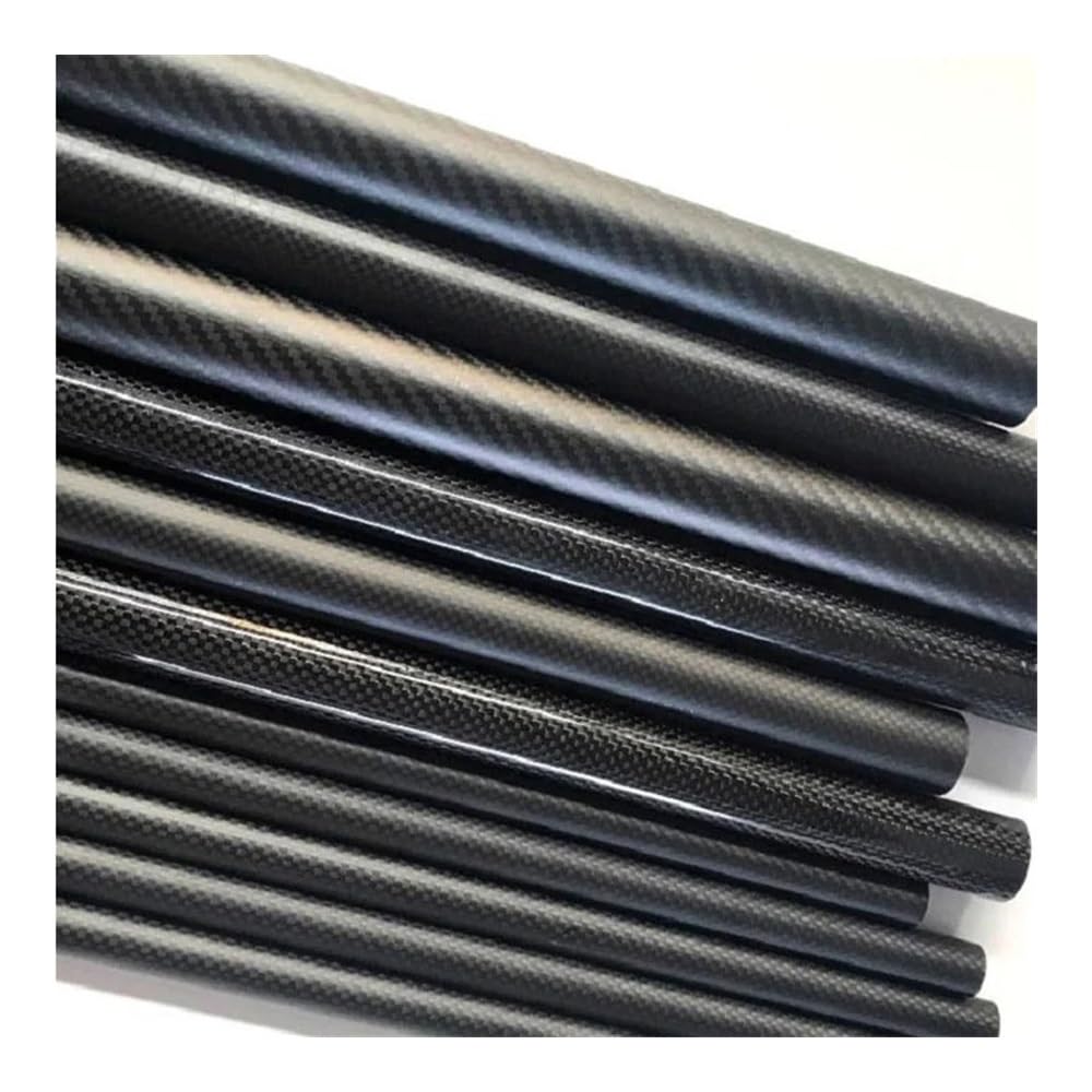 Tubes En Carbone 3K Adaptés Au Bras SMB3011, 10mm, 12mm, 14mm, 16mm, 18mm, 22mm, 24mm, 26mm, 28mm, 30mm, 32mm, Longueur 500mm, 4 Pièces/lot(22MM x 20MM x 500MM)