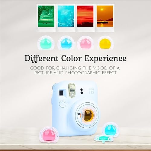 Miniatura 4 de Fujifilm Instax Mini 12 - Cámara de película instantánea, paquete con funda personalizada Instax Mini, kit de accesorios y película de luz diurna,