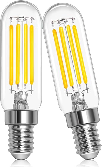 Morotty 2 Pcs, T22 E14 Led Bulb Cooker Hood 3W 230V, Extractor Fan Light Bulb 6000K Cold White, 3W LED to Replace 40W Halogen Bulb T22 E14 Led Light Bulb for Fridge, Oven Hood, Extractor Fan [Energy Class E]