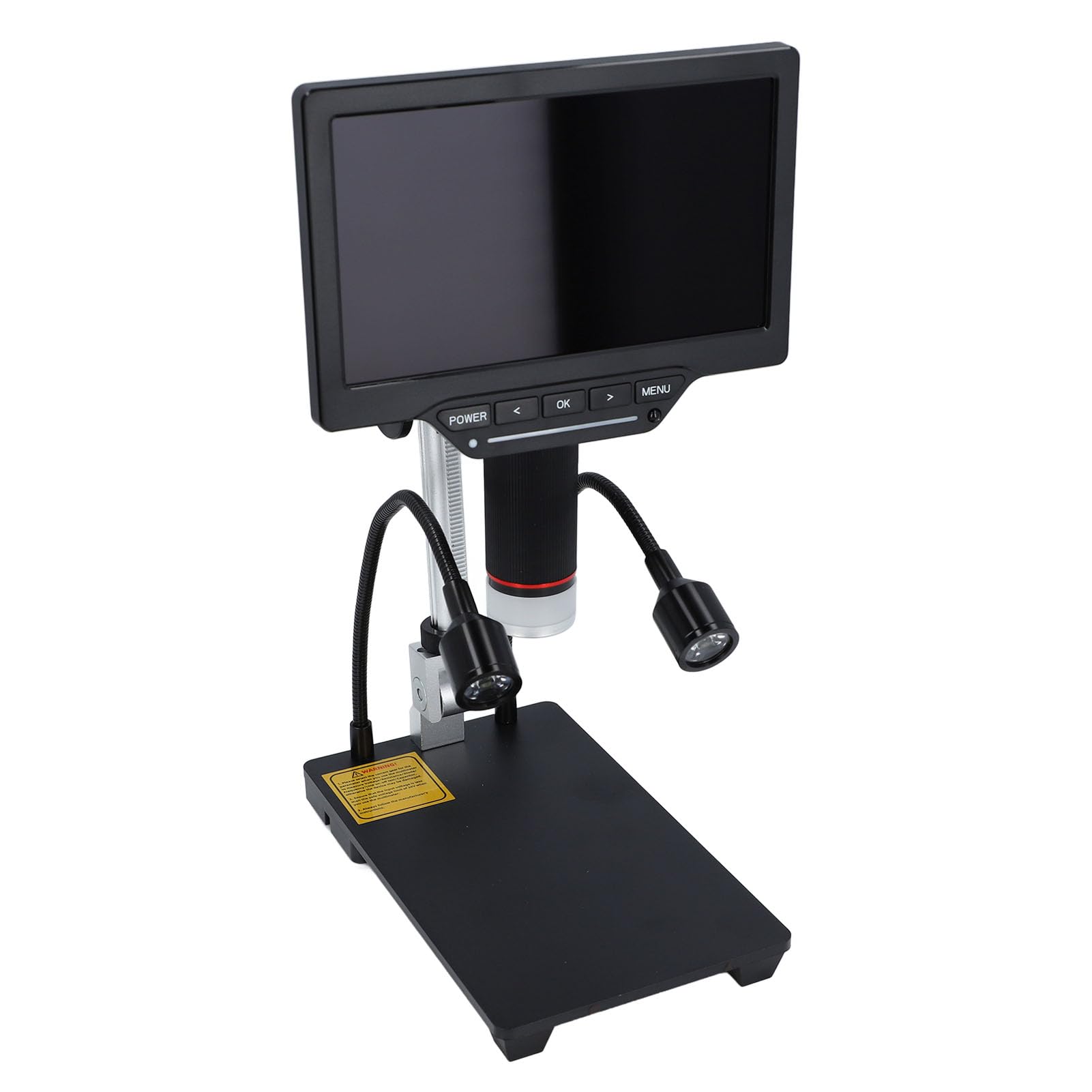 Microscopio Digital de Alta Definición 1080P Ampliación Ajustable para Pruebas de Placas de Circuito Uso Doméstico Pantalla de 7 Pulgadas