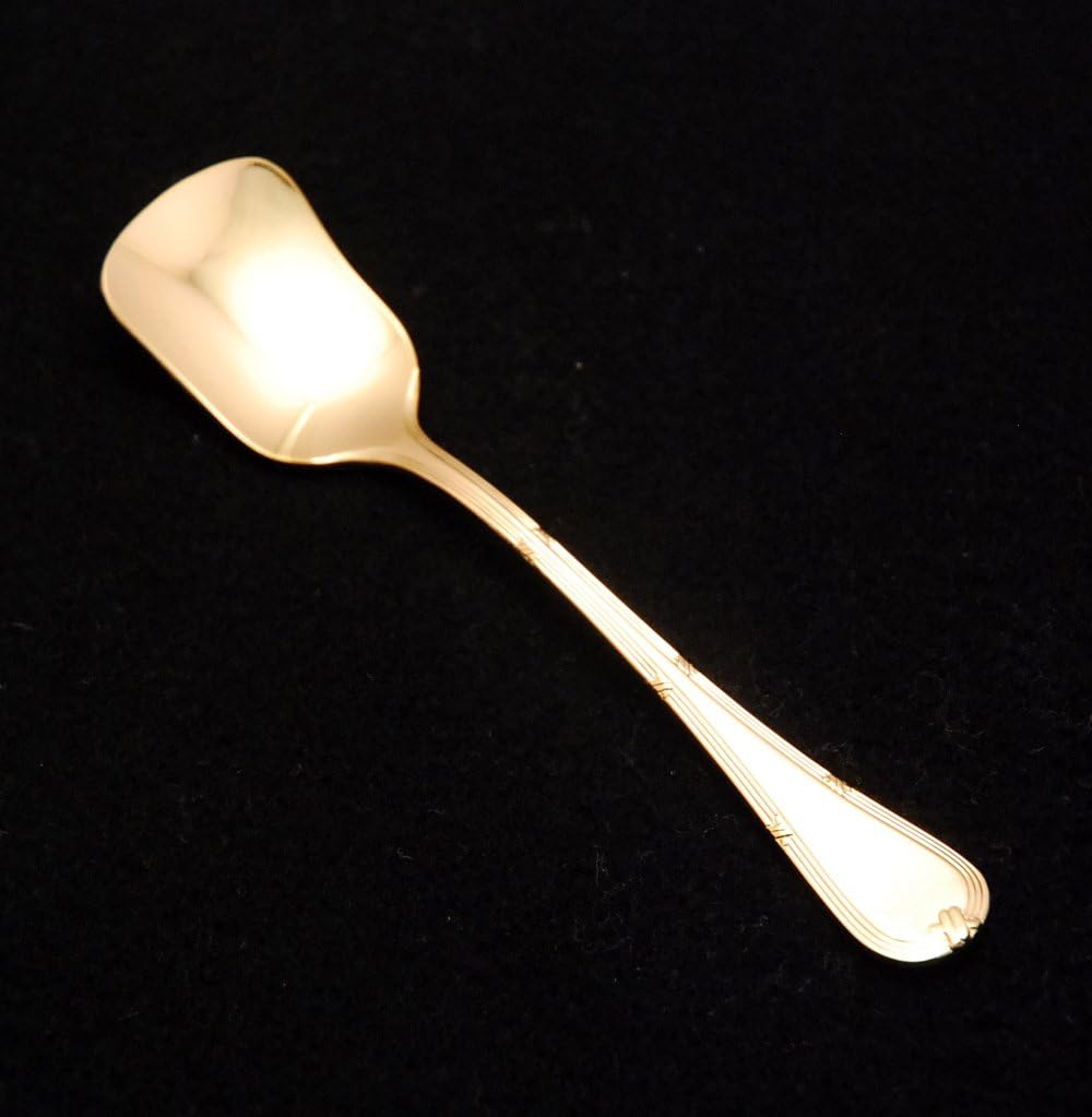TRIO 18-8 Largo Ice Cream Spoon, Gold Plated Finish