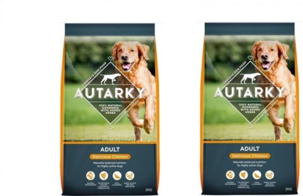 2 x 12KG Autarky - Adult Dry Dog Food - Delicious Essential Nutrients - Chicken