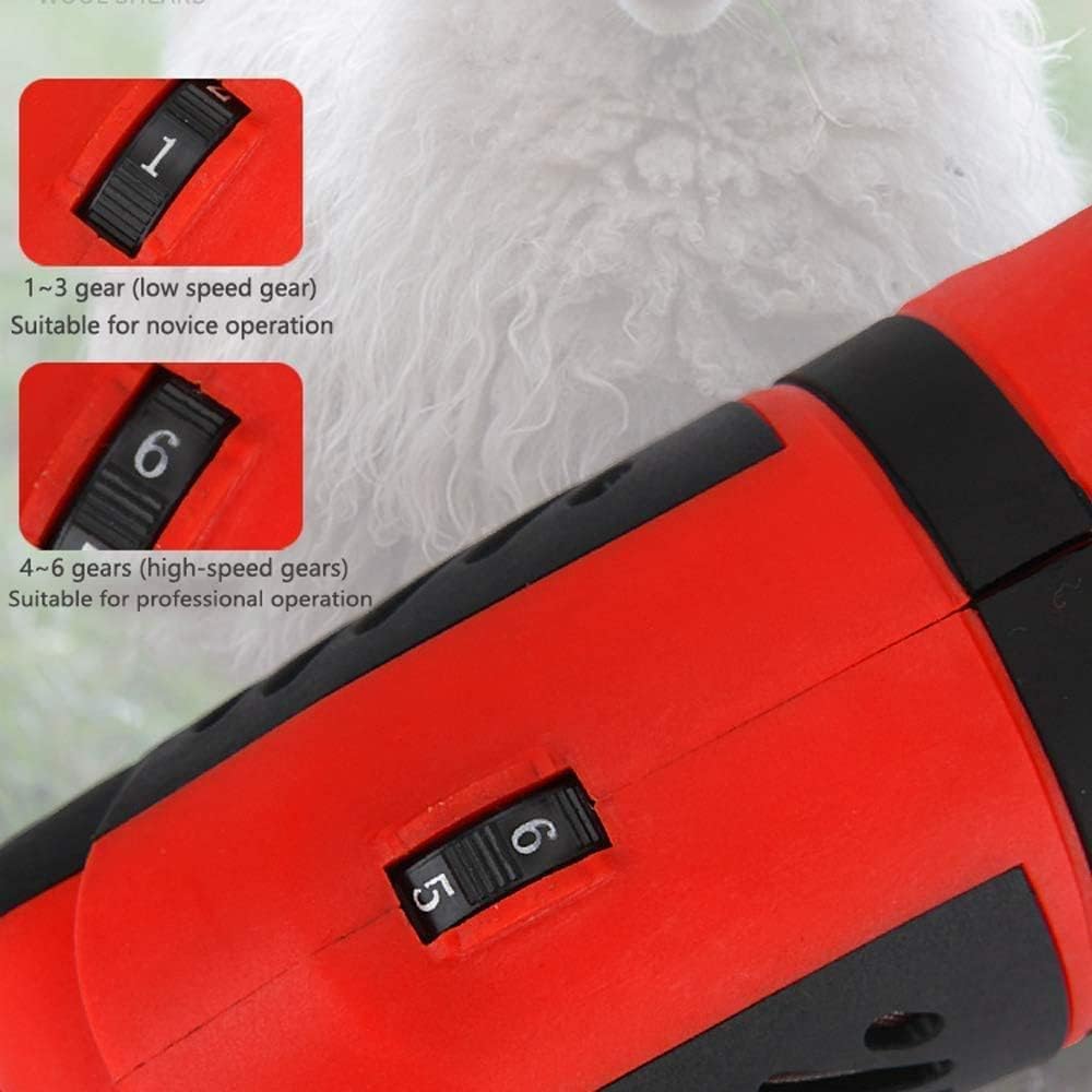Tosatrici Elettriche Portatili Professionali per Pecore - Perfette per La Toelettatura di Pecore, Alpaca, Capre E Conigli - Tosatrice Efficiente per Lana E Pelliccia per La Cura del Bestiame