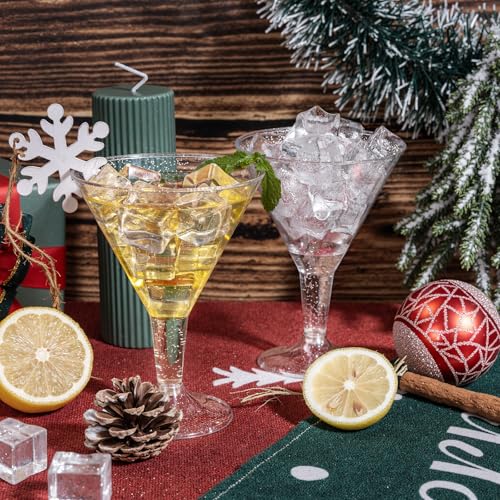 Save 50% on Liacere 24-Pack Silver Plastic Martini Glasses