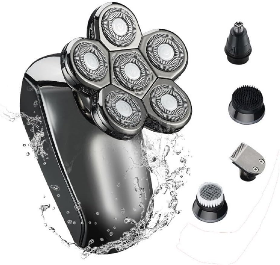6D Head Shavers for Bald Men, Electric Razor for Men, Wet
