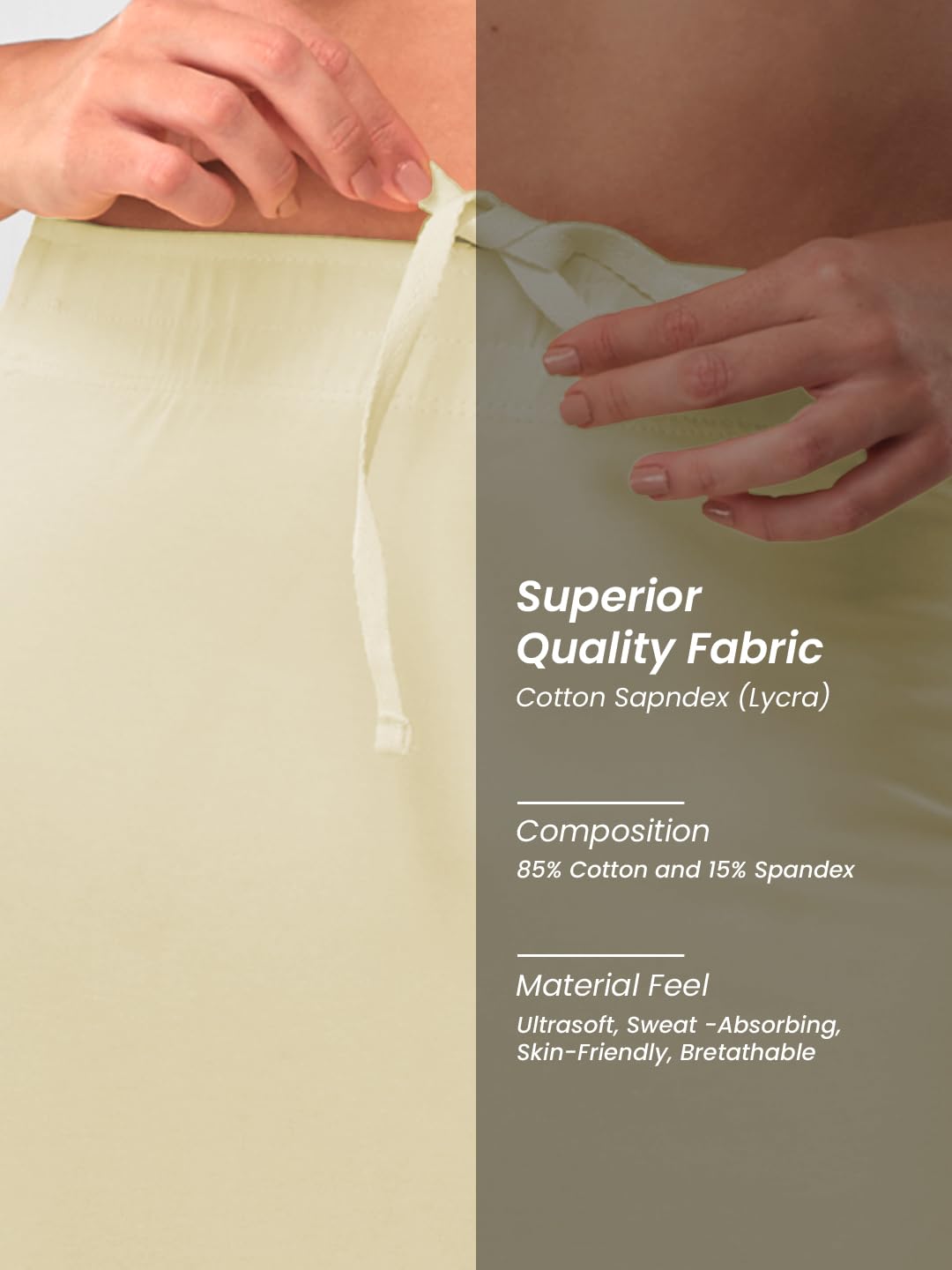 Lyra Women Saree Shaper (Petticoat) Cream 4
