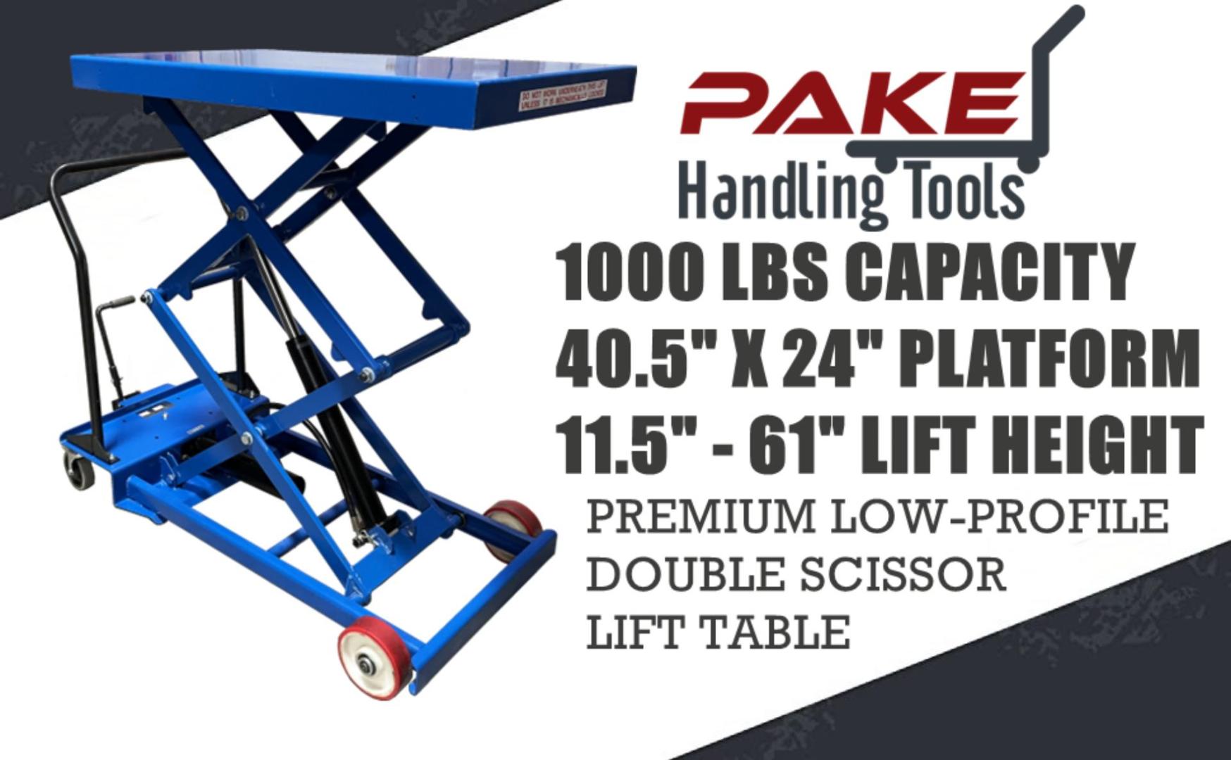 Amazon.com: Premium Double Scissor Lift Table, Low Profile Work