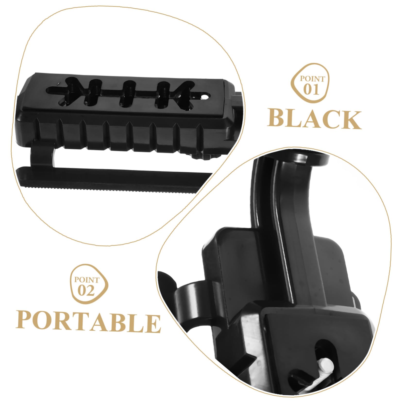 Stabilizzatore Camera a U Leggero in Lega di Alluminio Nero | Design Multifunzione, Impugnatura in Schiuma, per Dslr, Uso Viaggio e Outdoor