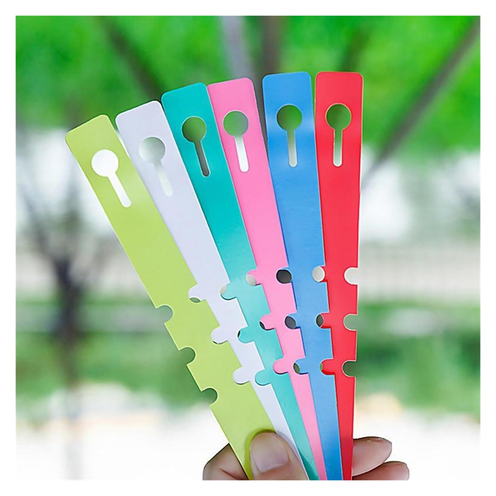 Etichette Per Piante Etichette for piante, 100 pezzi, marcatori for nomi di piante, cartellini da appendere impermeabili for giardino(Yellow)