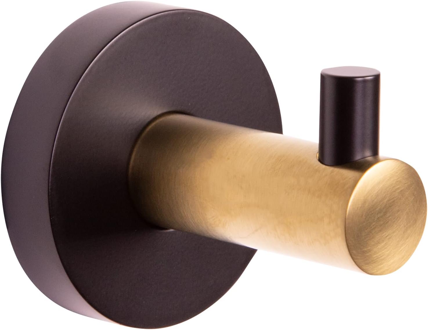 Design House 188433-BGD Kelton 4 Piece Bath Accessories Matte Black and Satin Gold