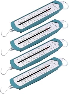 PLAFOPE 1 Set 4 pcs Hanging Gauge Scale Steel Premium Meter Experiment Bar Xxcm with Push High Newton Quality Tester Spring Precision Scales Physics Mechanics N Dynamometer Equipment