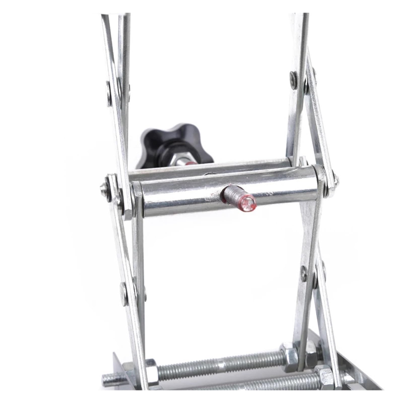 Plataforma elevadora de tijeras, soporte para mesa elevadora, tijeras, mesa elevadora, laboratorio, 100 x 100 mm, plataforma de elevación de acero inoxidable (100 x 100 mm)