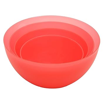 PuthakPlastic Mixing Bowl Multi Purpose Bowls (Pack of 4, Multicolor)