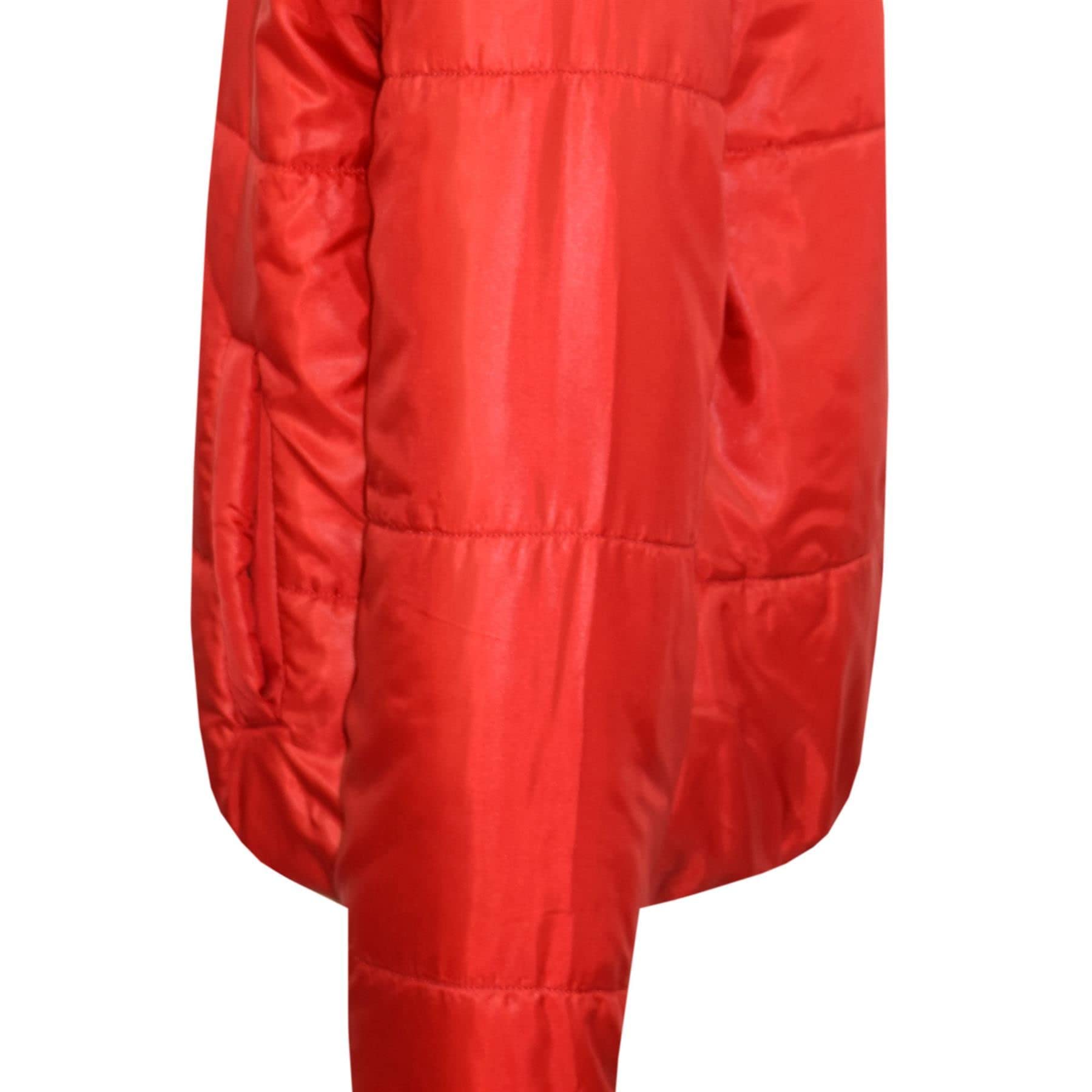 A2Z 4 Kids Dziewczyny Chłopcy Kurtka Dwustronna, Krótka, Z Kapturem, Wyściełana Podszewką Kurtki Puchowe - Reversible Jacket 492 Red 7-8.