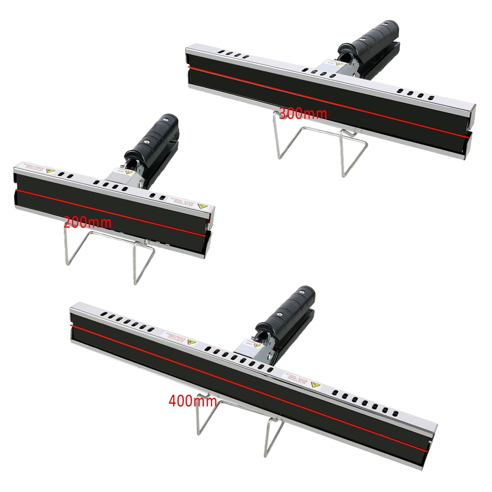 Pince thermosoudeuse portative, 200 mm, 300 mm, 400 mm, 7 températures réglables, chauffage double face, largeur de soudure de 15 mm, pour sacs en aluminium et sacs kraft(400mm)