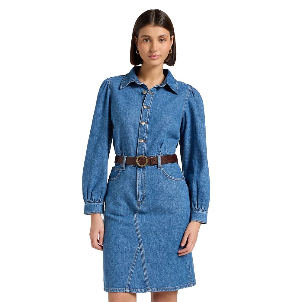 Lee Long Sleeve Dress Abito Casual Donna