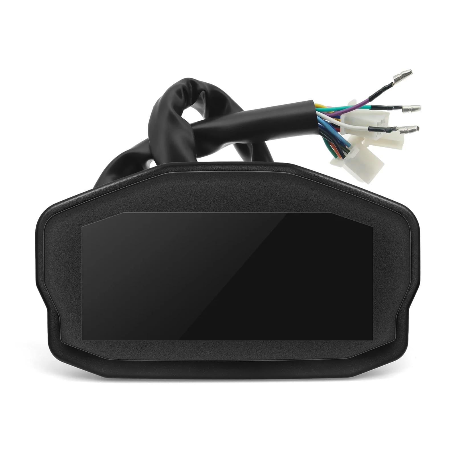 Velocímetro Digital para motocicleta, tacómetro digital de RPM | Medidor universal para motocicleta, tacómetro digital de RPM, medidor de temperatura del agua y combustible, alarma ABS para