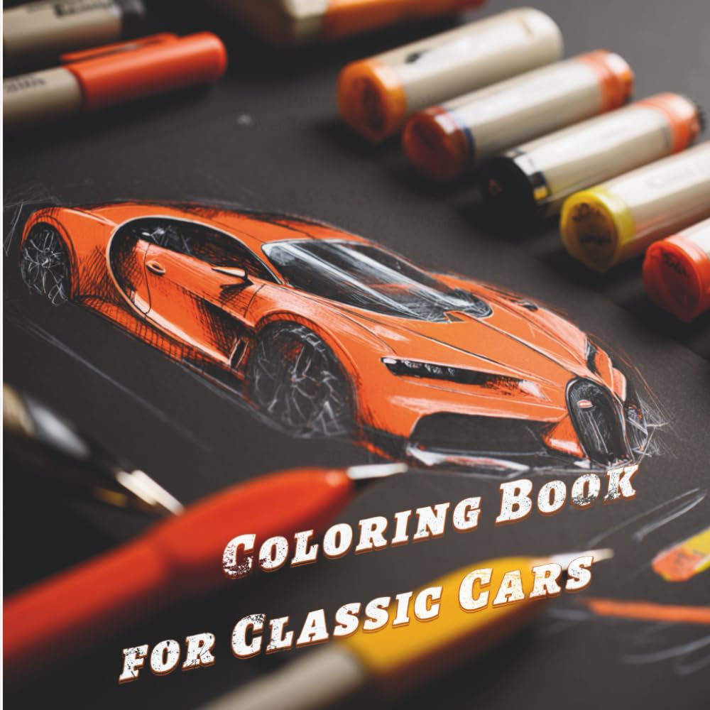 Coloring Book for Classic Cars